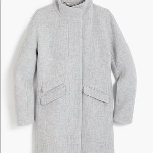 JCREW Cocoon Wool Grey Coat Size 20